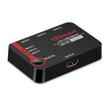 티이스마트 HDMI 2.0 3포트 스위치 모니터 분배기 선택기 - 티이스마트 HDMI 2.0 3포트 스위치