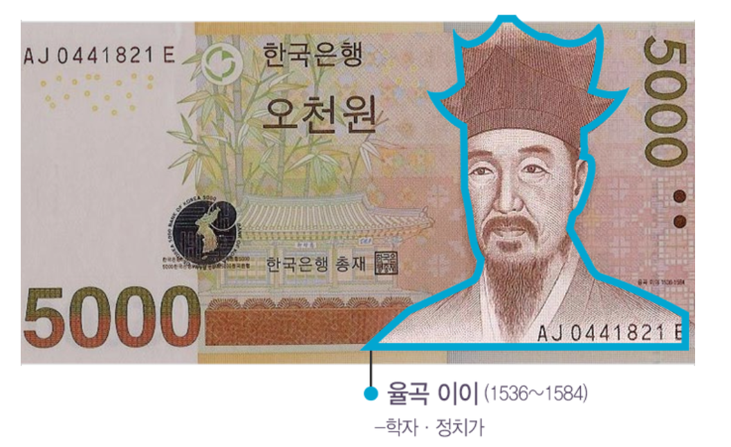 오천원권 지폐 인물인 율곡 이이, 과거 시험에 장원을 9번한 구도장원공