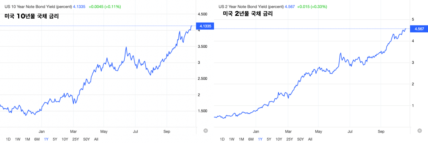 미국 국채 금리 지수