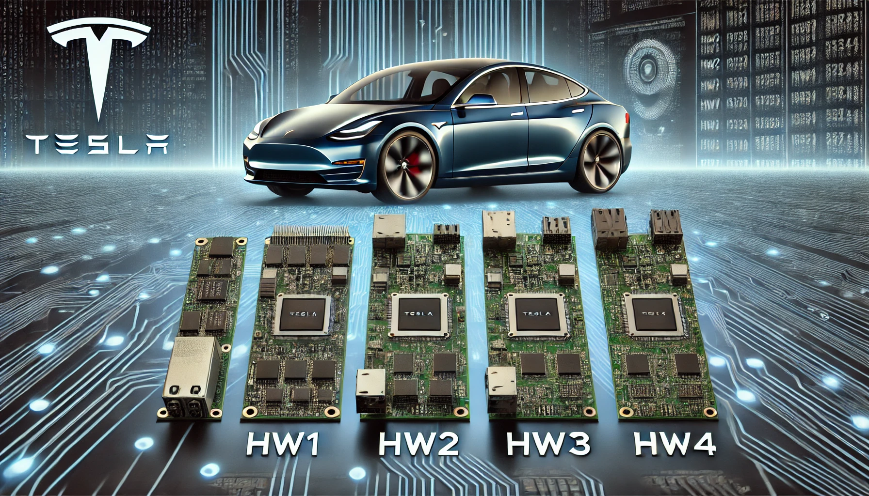 The evolution of Tesla HW