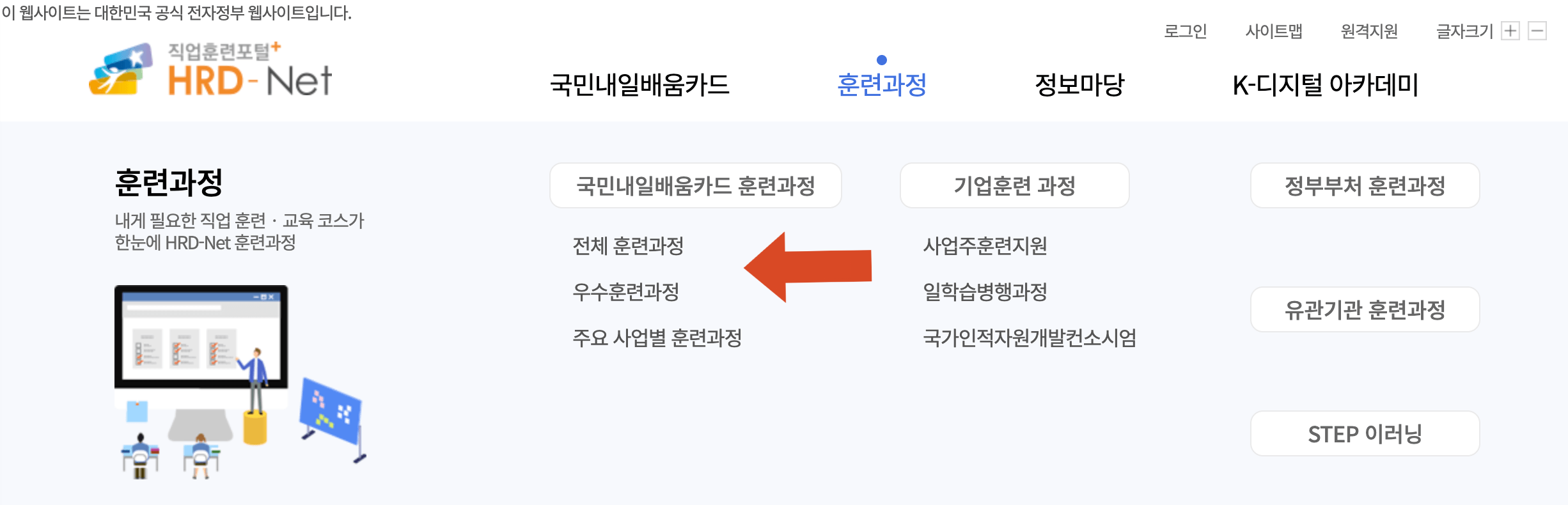 내일배움카드 훈련과정