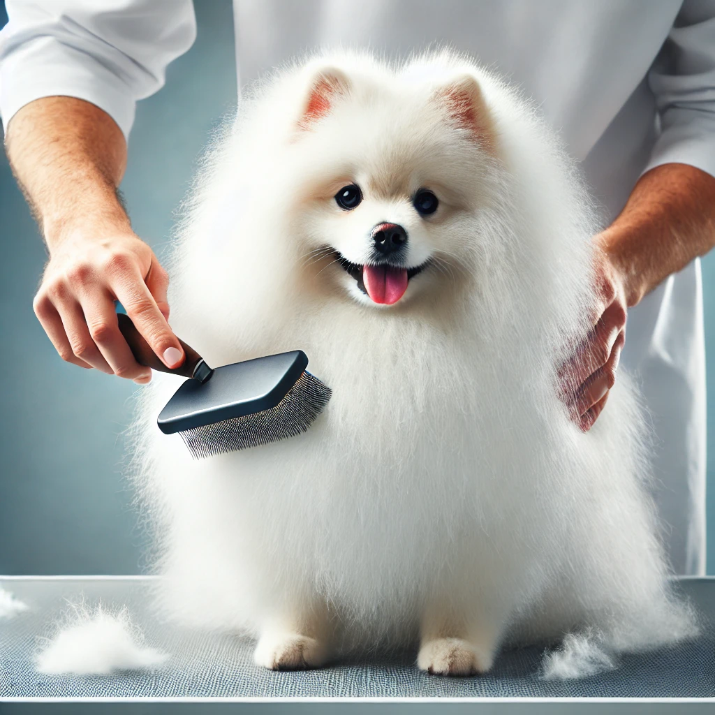 스피츠-털-빠짐-관리-털-관리-개-털-제거