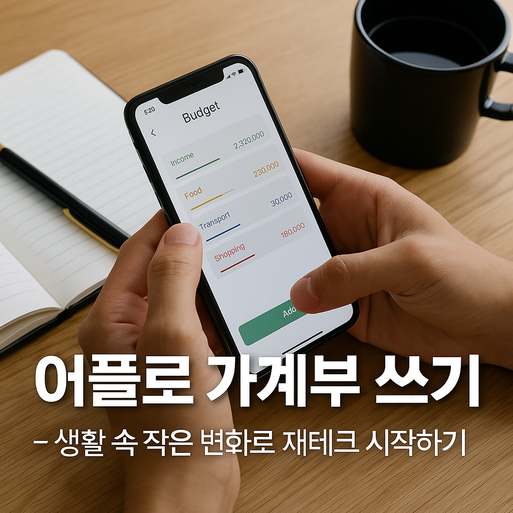 어플로 가계부 쓰기 – 생활 속 작은 변화로 재테크 시작하기