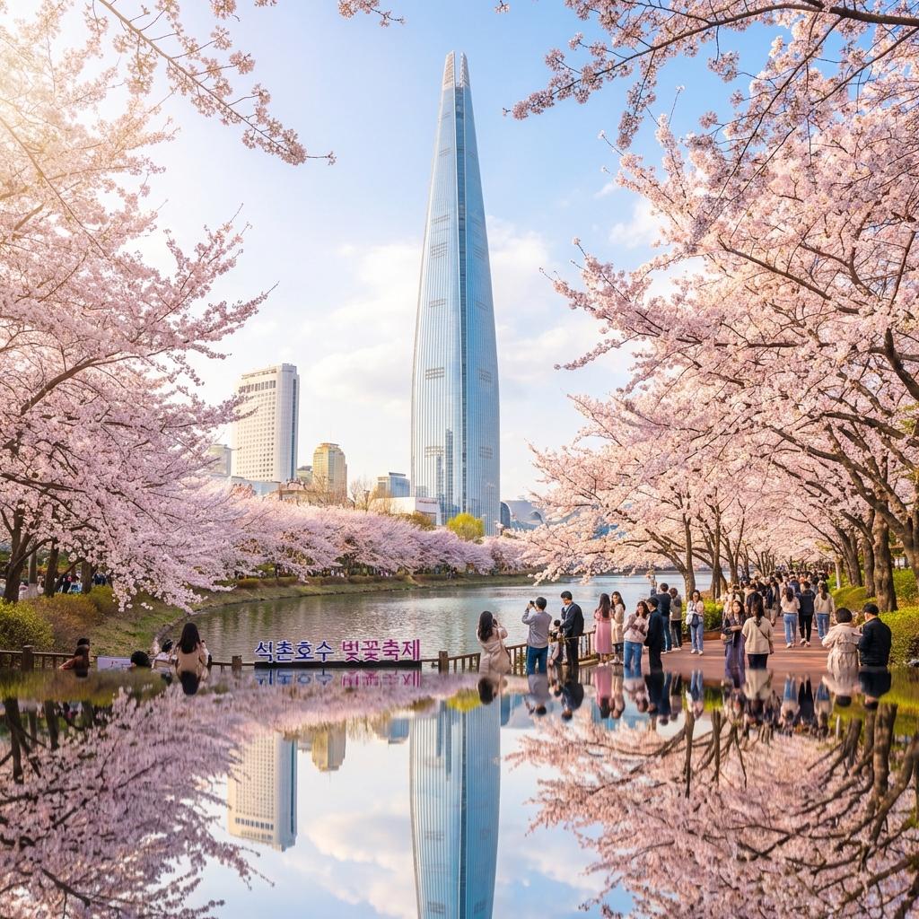 석촌호수 벚꽃 축제 비용 공개 및 추천 코스