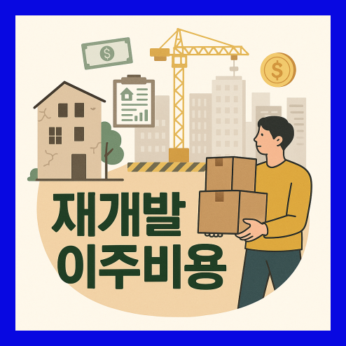 재개발 이주비용, 산정과 핵심 기준 2025년 달라진 가이드라인