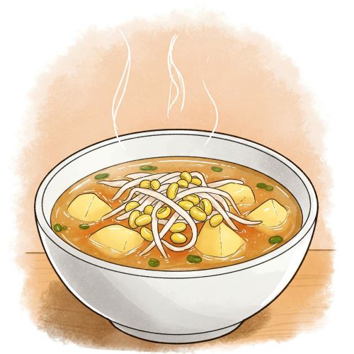 감자 콩나물국