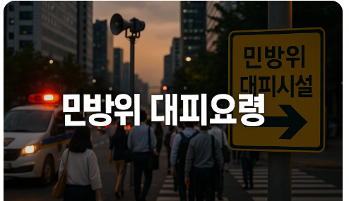 민방위훈련 실전 가이드(사이렌 대피, 긴급차량 길터주기, 외국인 안내)