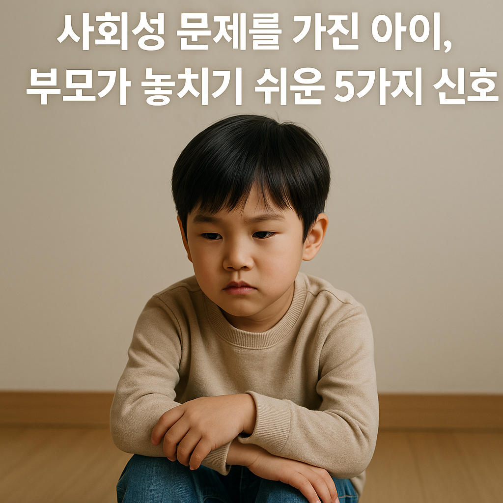 사회성 문제 신호를 놓치기 쉬운 아이의 모습 – 또래와 어울리지 못하고 혼자 앉아 있는 아이의 생각에 잠긴 표정”
