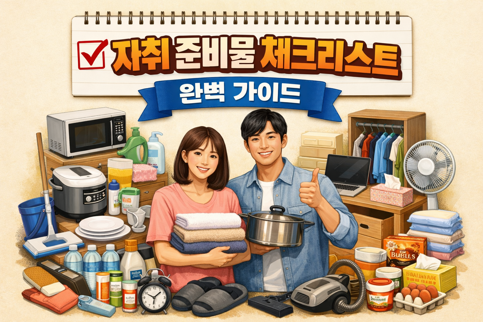 자취 준비물 체크리스트