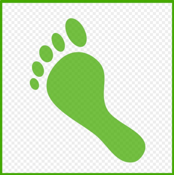 초록색 발바닥