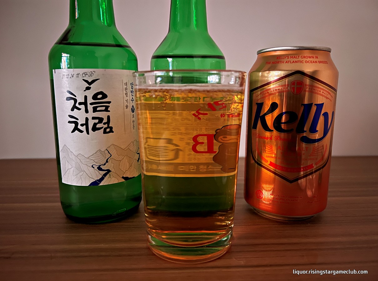 하이트진로 켈리 Kelly 와 처음처럼 소맥사진