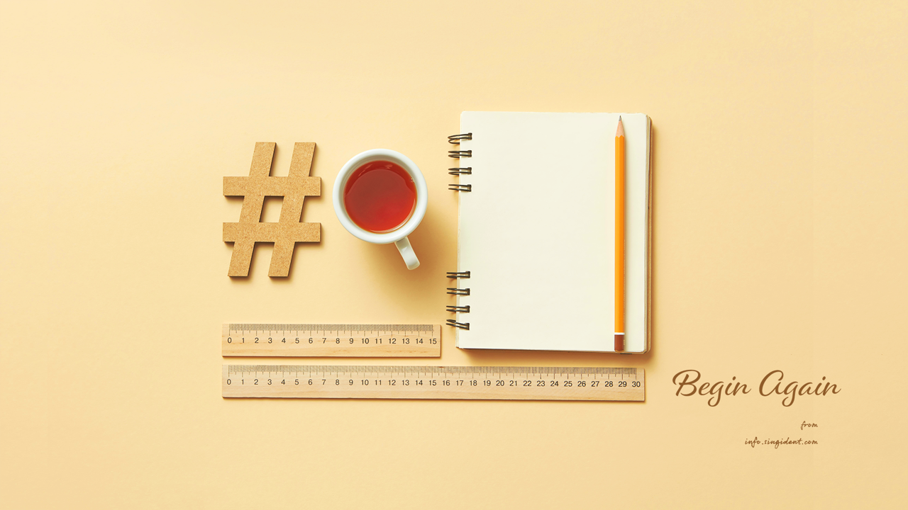 02 해시태그와 노트 C - Begin Again 가을배경화면