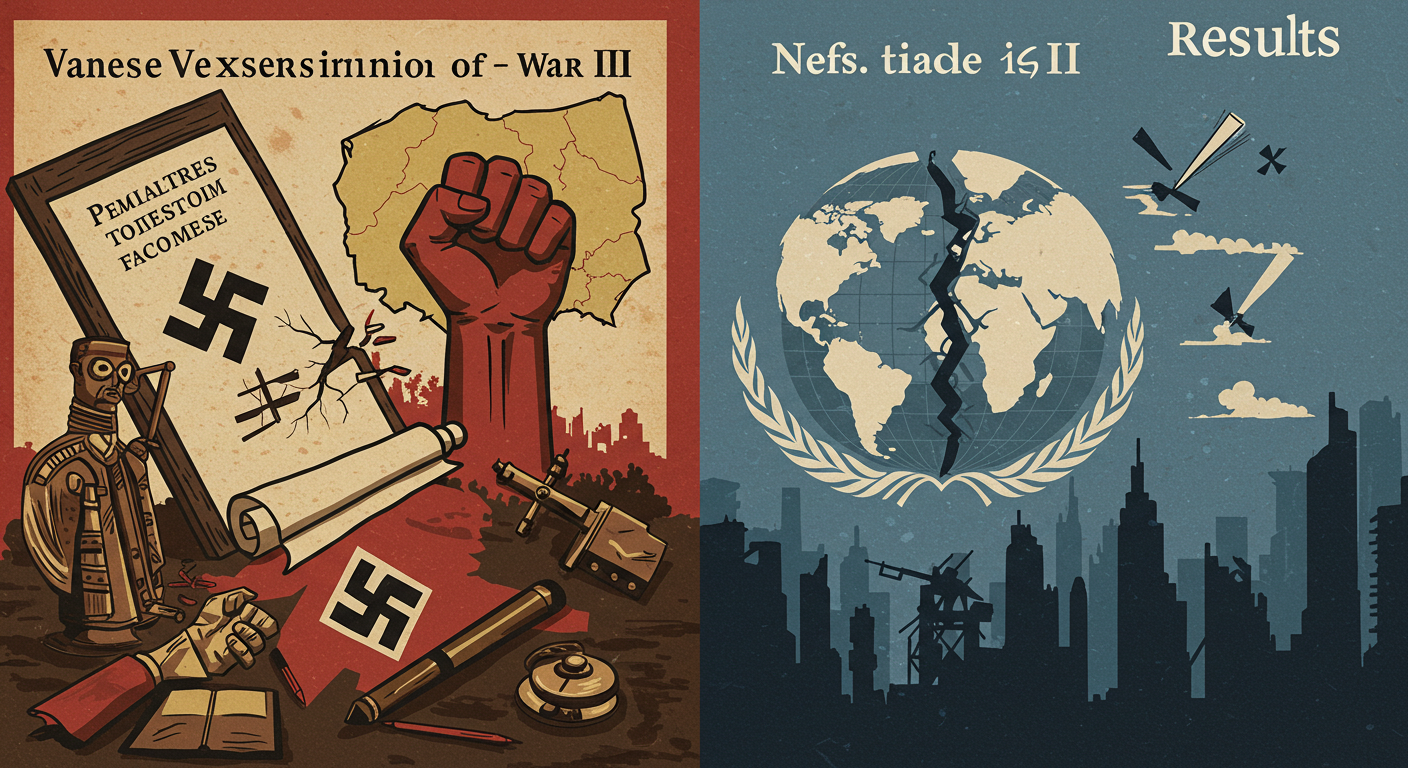 2차 세계대전 원인과 결과: 인류 최악의 비극이 남긴 유산