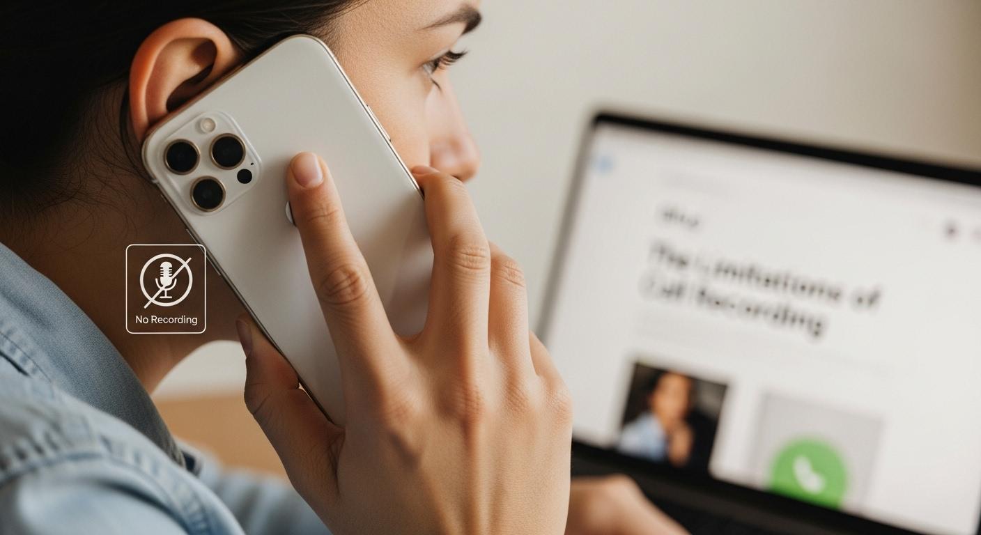아이폰 통화 녹음 제한 이유