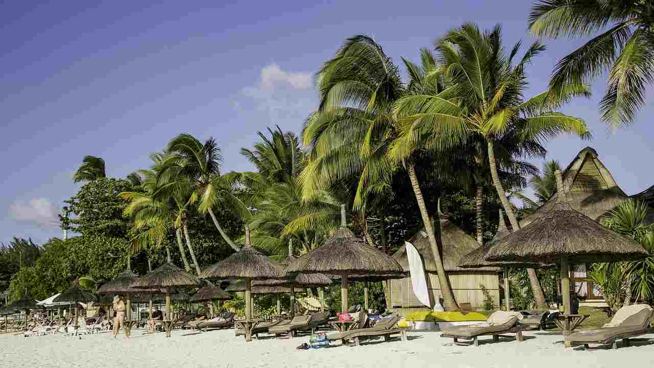 필리핀의 어느 해변의 모습