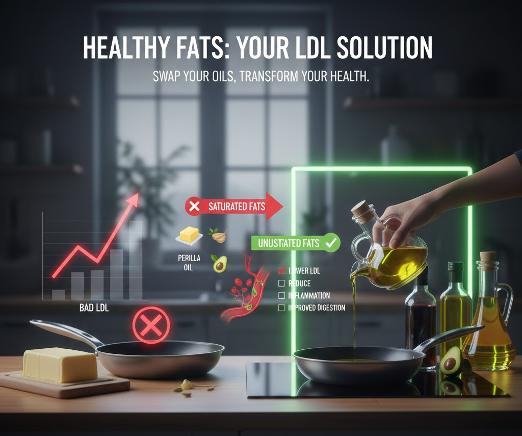 불포화지방으로 기름 바꾸기