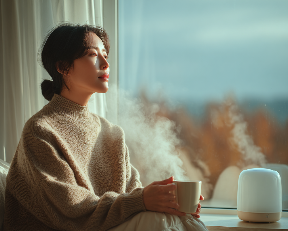 환절기 호흡기 건조 가습기 사용 실내습도 관리 감기예방