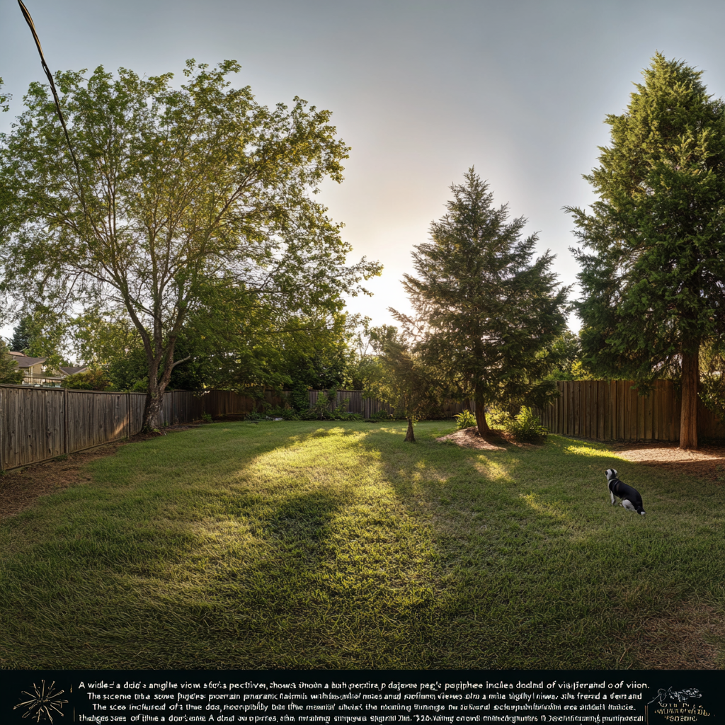 강아지의 시야각