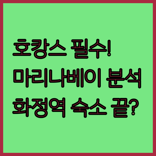 출장 여행 맞춤 화정역 숙소 추천 호..