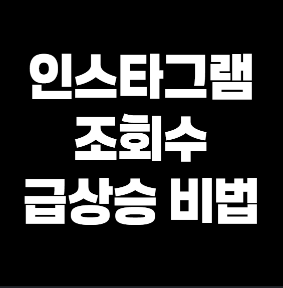 인스타그램 조회수, 알고리즘 말고 이거부터 바꾸세요