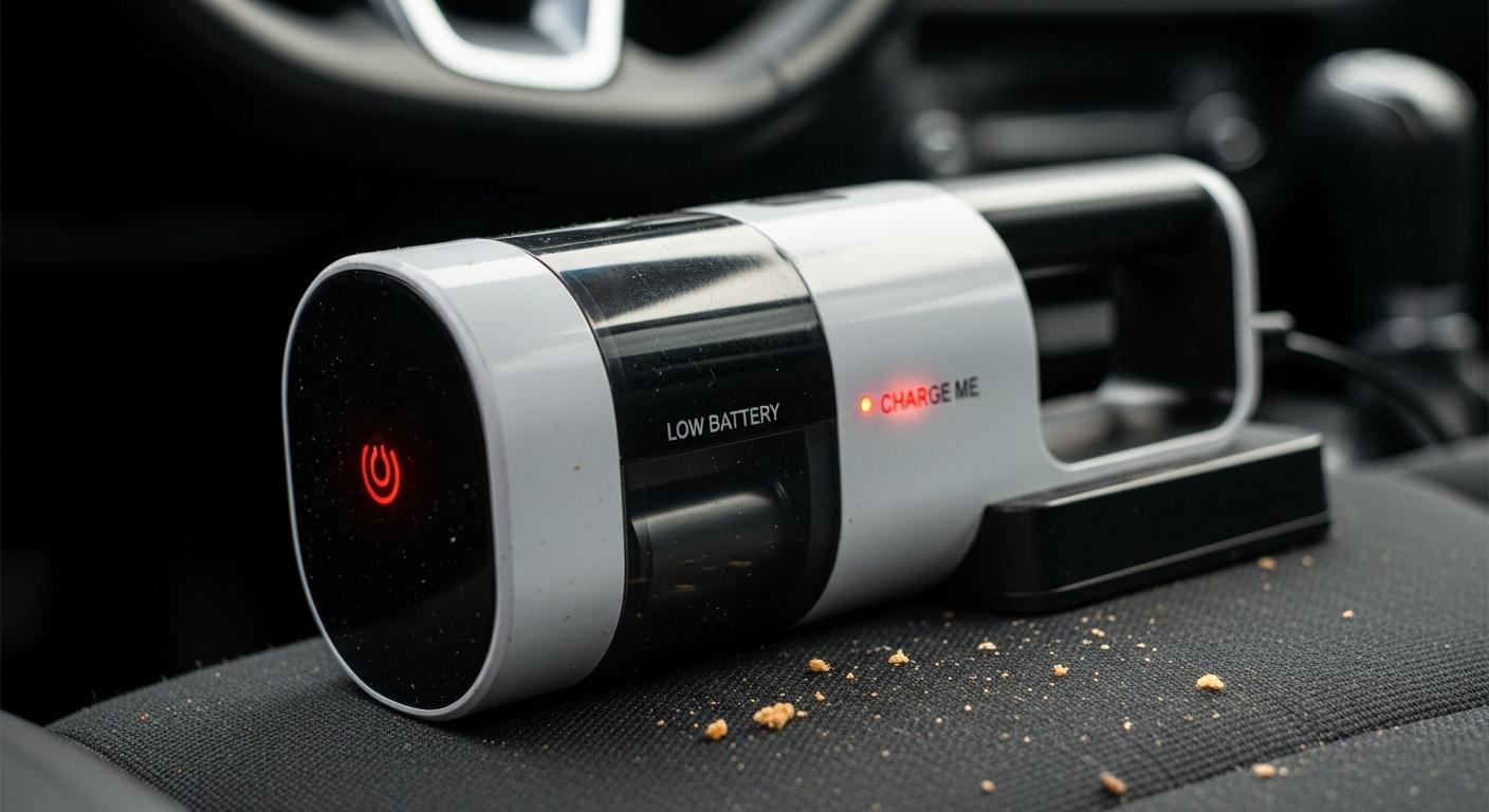 배터리 부족 차량용 청소기 내돈내산 후기