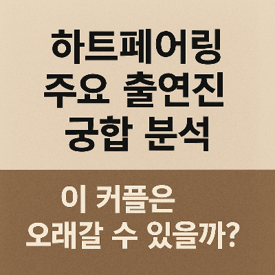 하트페어링 이상윤 사주풀이 – 제작진이 캐스팅한 진짜 이유는?