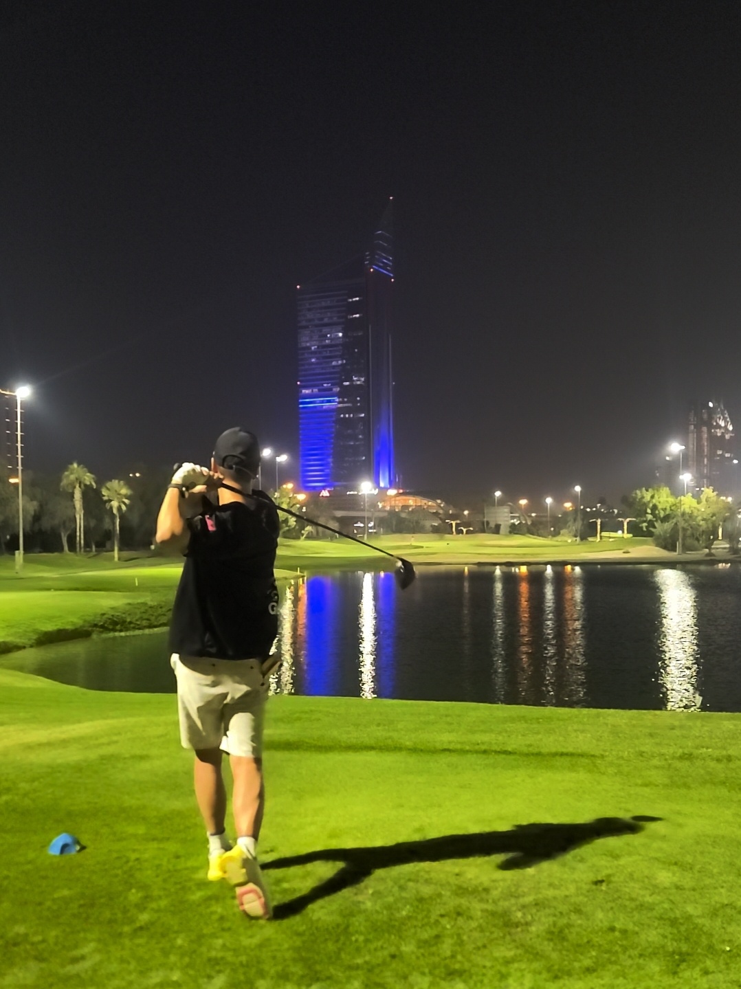 두바이 야간 골프 Emirates Golf Club