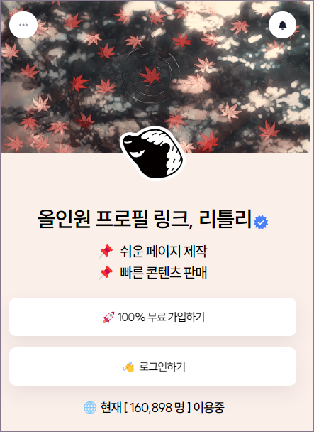 리틀리 시작 화면