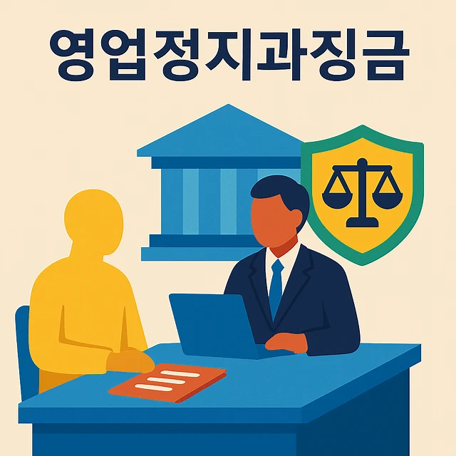 영업정지과징금