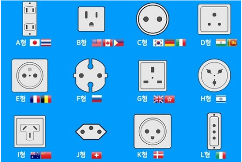 국가별콘센트모양