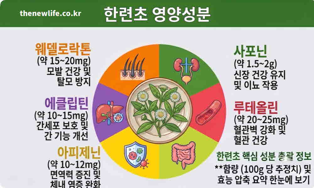 한련초 효능 영양성분