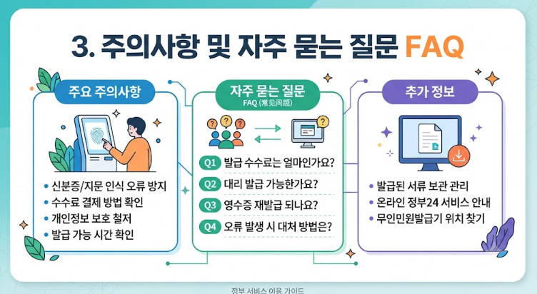 주민센터 무인발급기