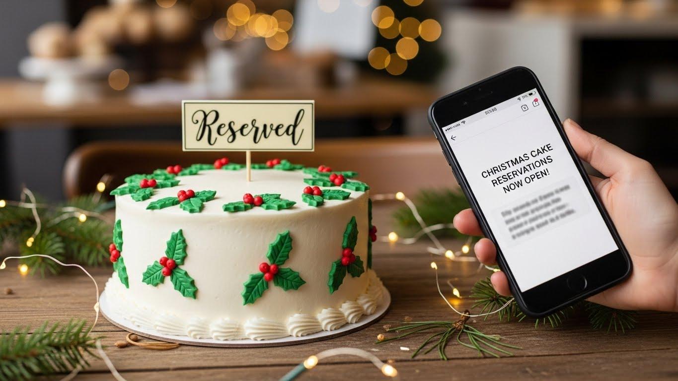 크리스마스 케이크 예약
