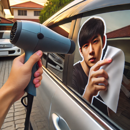 차량 스티커 제거방법