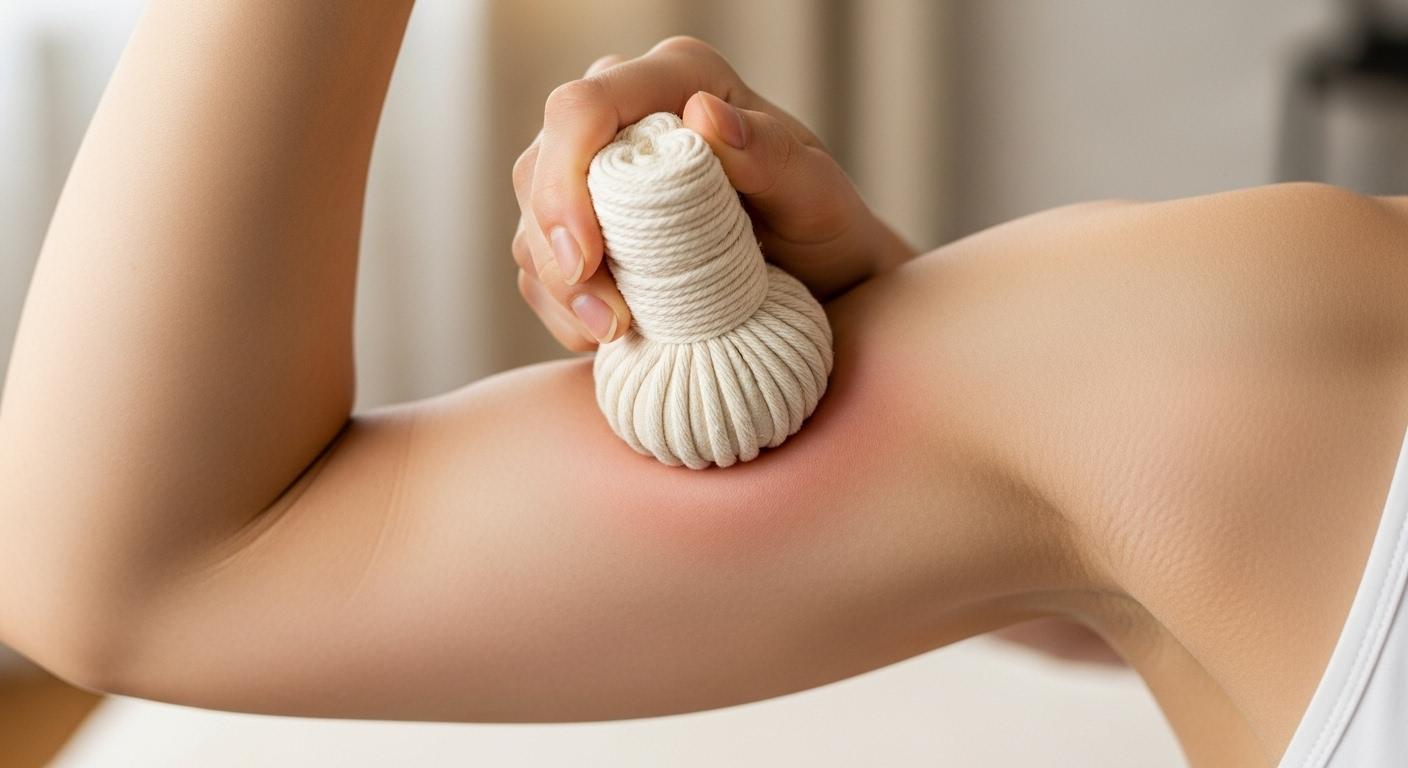 팔뚝살 괄사 마사지기