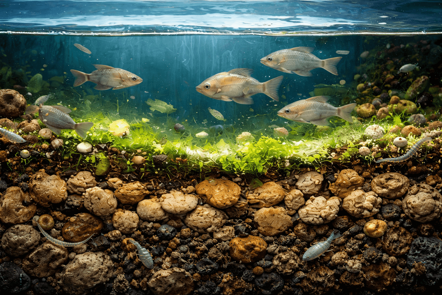 아쿠아포닉스에서 미생물 층이 무너지면 회복이 어려운 이유