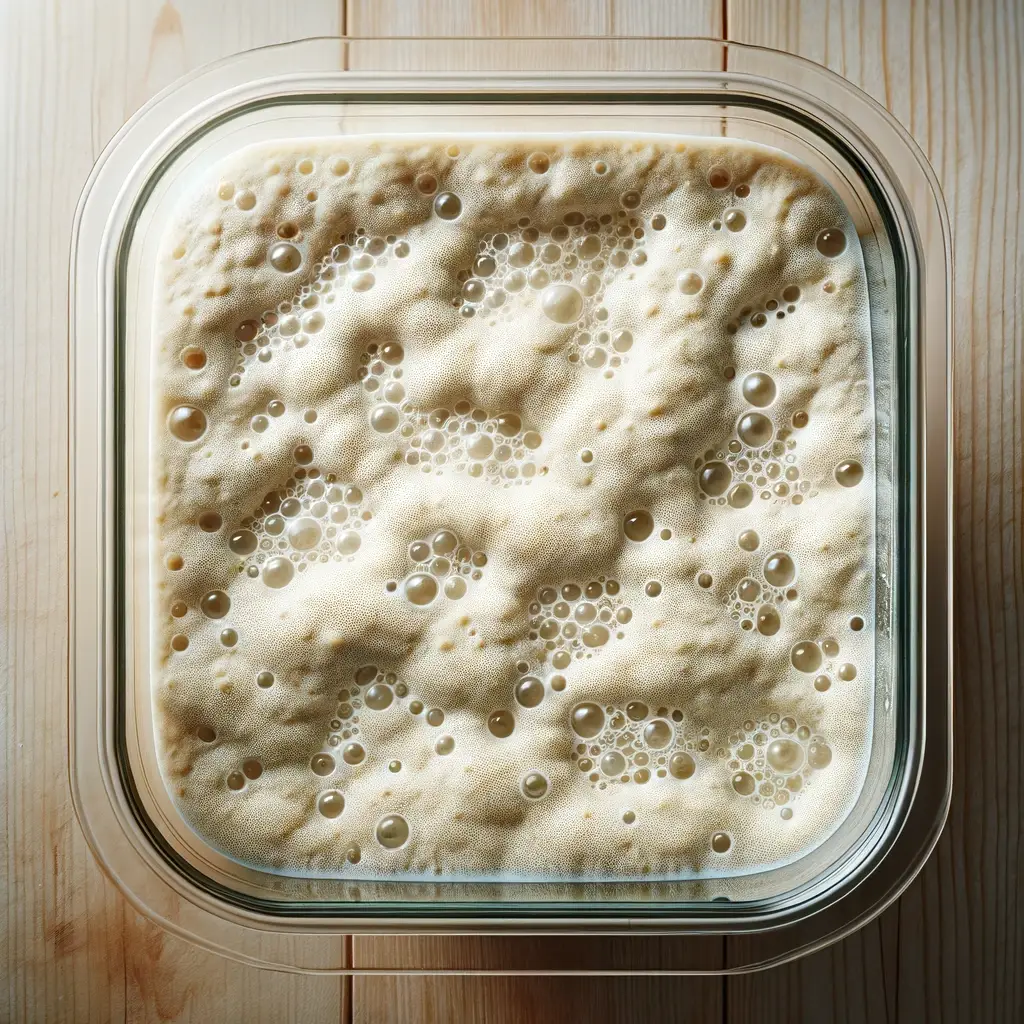 피자 도우 만들기 풀리쉬를 사용한 반죽 레시피