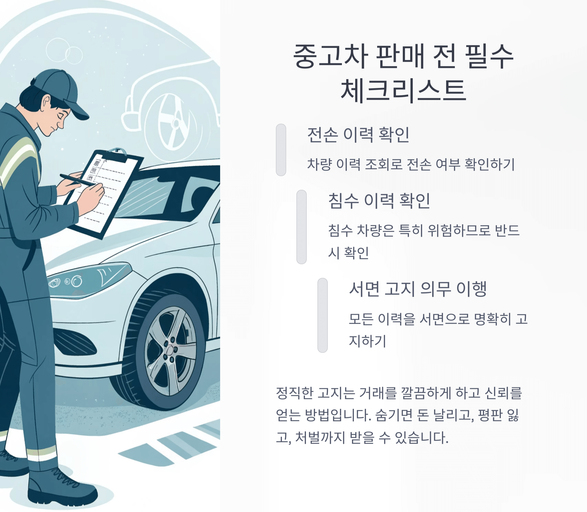 판매 전 필수 체크리스트