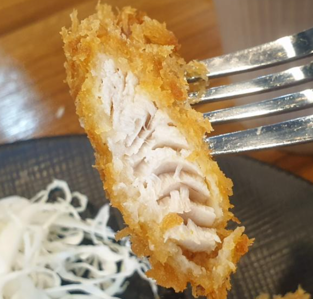 생선가스의 단면