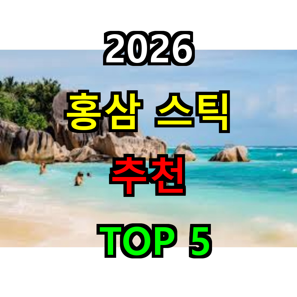 2026 홍삼 추천 TOP 5