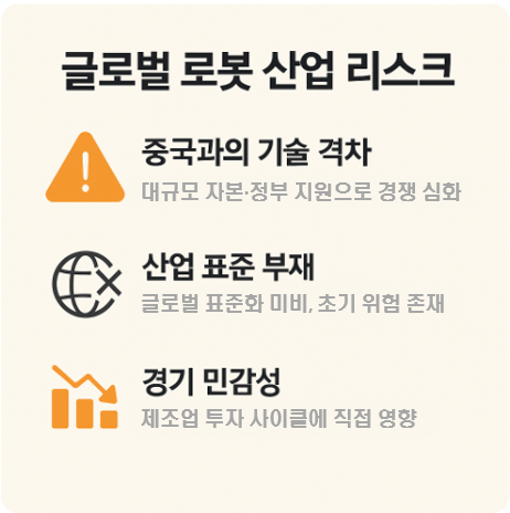 글로벌 로봇 산업 리스크 항목
