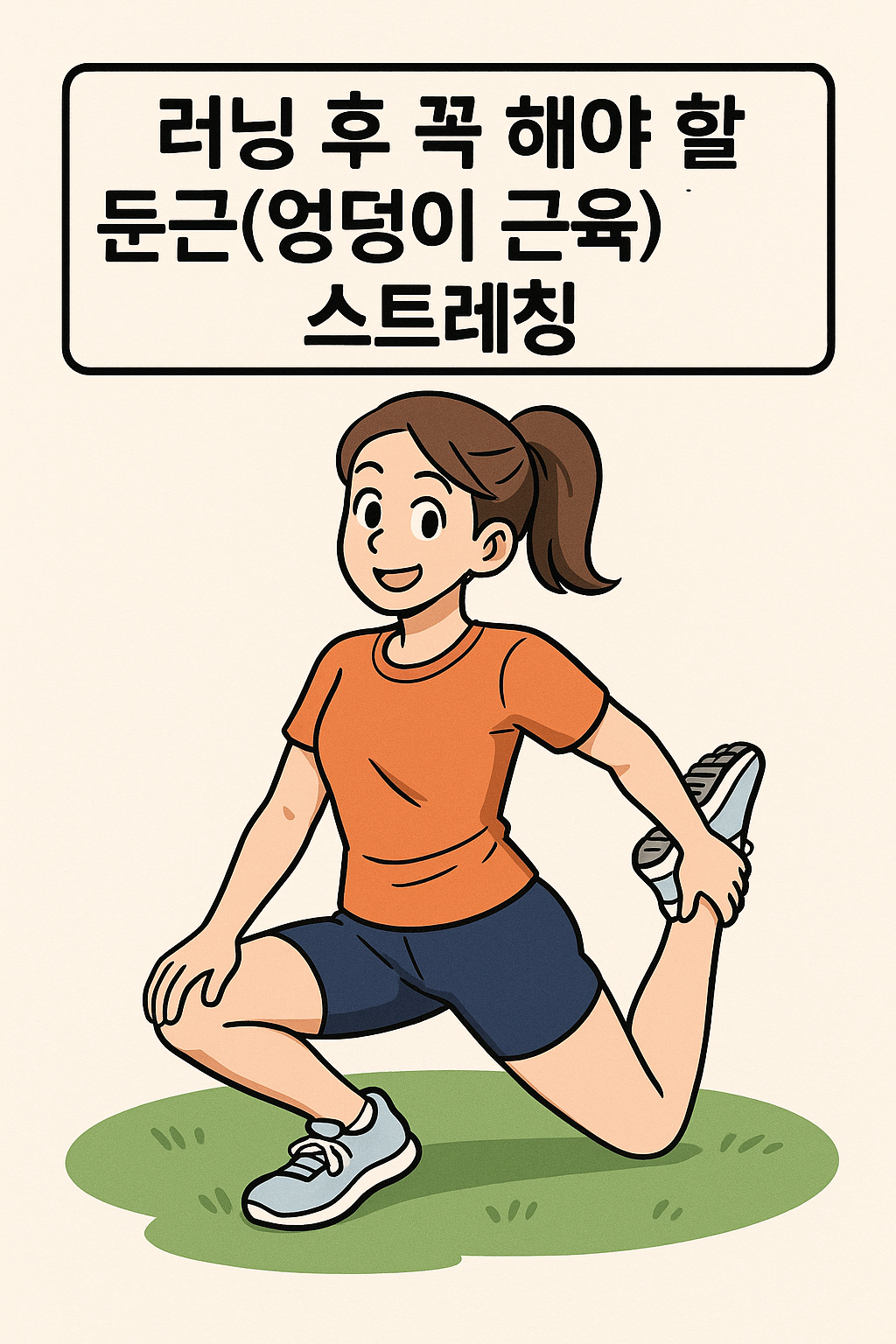둔근(엉덩이 근육) 스트레칭