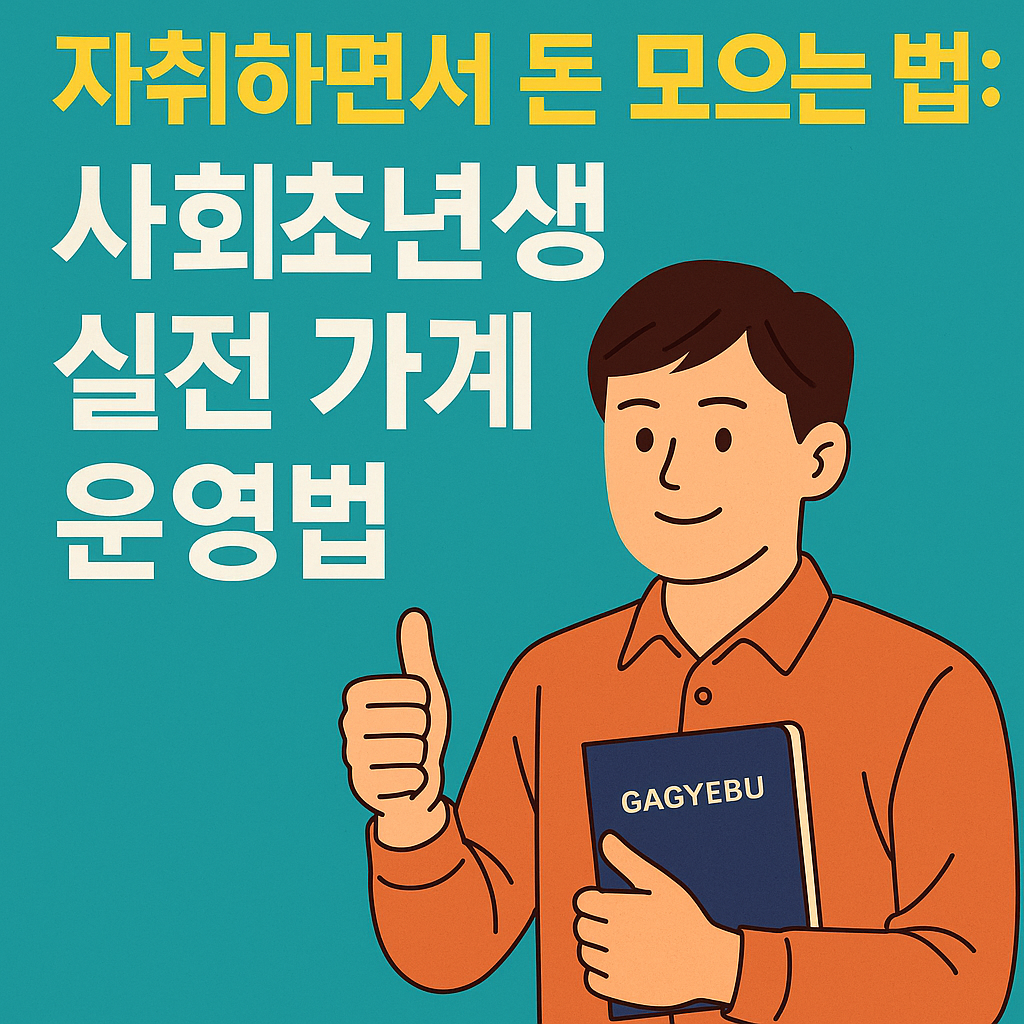 자취하면서 돈 모으는 법: 사회초년생 실전 가계부 운영법