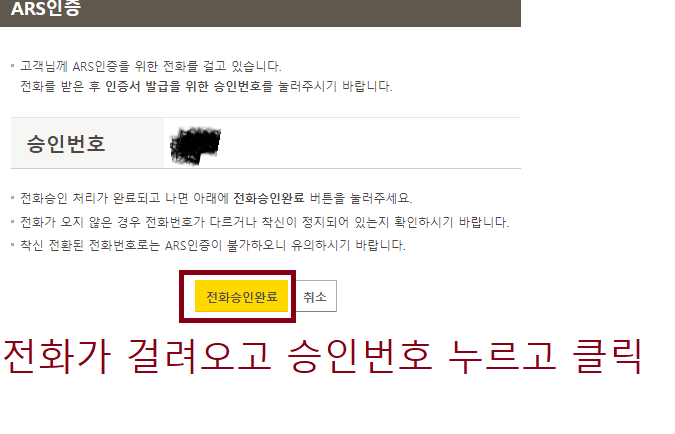 금융인증서 발급 방법