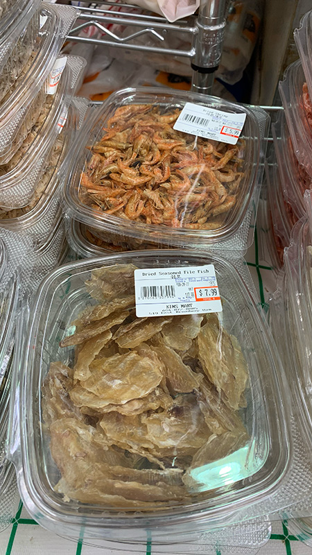 쥐포, 마른 새우