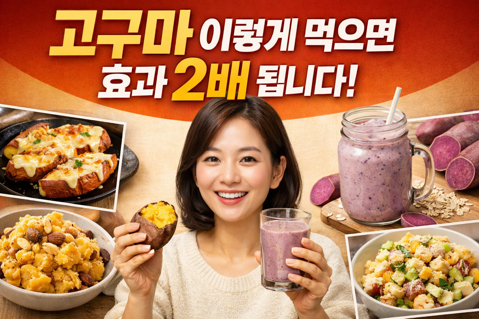 고구마 궁합 음식