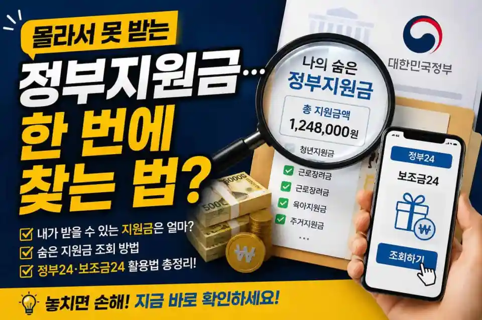 2026년 민생지원금 받을 수 있을까?|정부지원금 확인하는 방법과 신청 전 꼭 알아둘 것