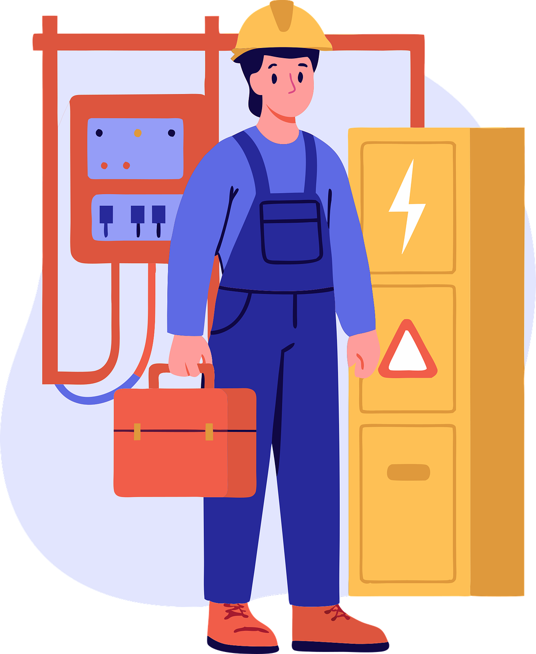 전기 노동자 이미지