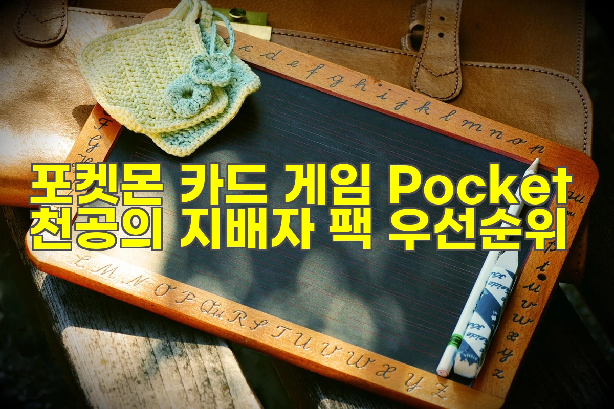 Pocket 천공의 지배자 팩 우선순위