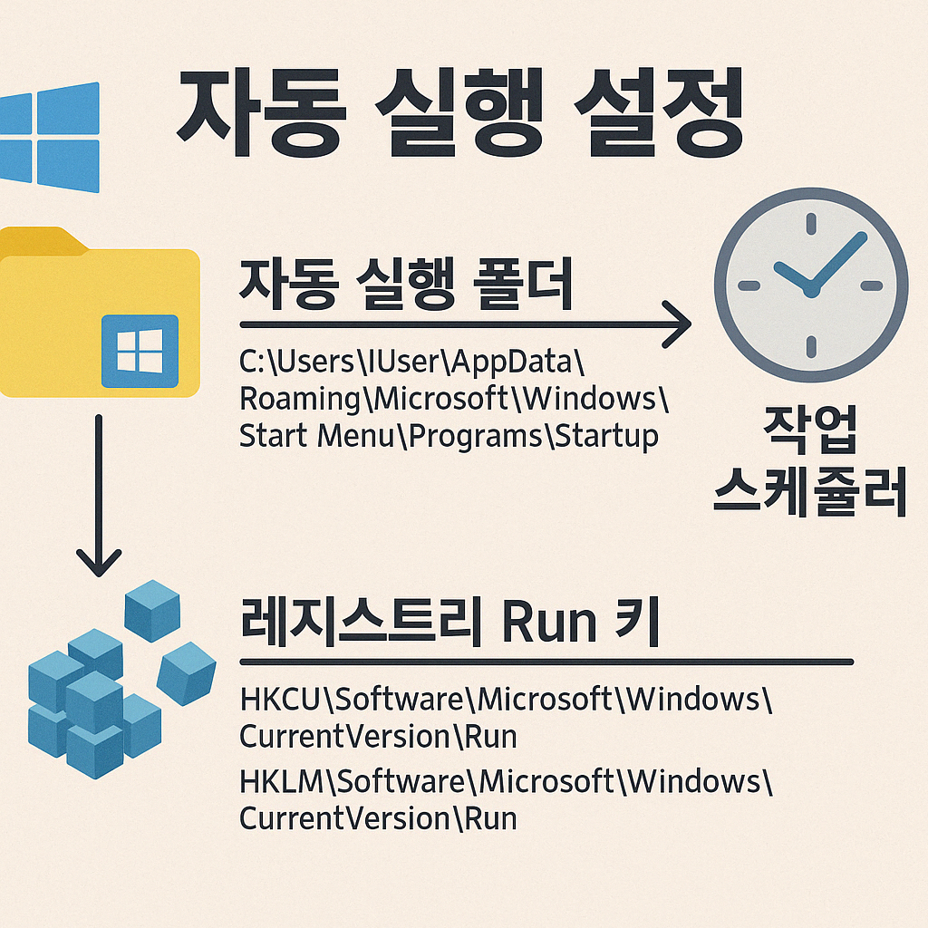 자동 실행 설정